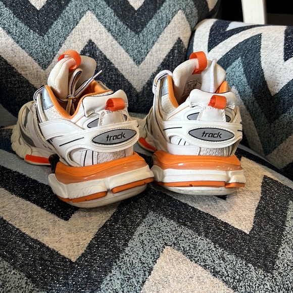 Balenciaga MEN'S TRACK SNEAKER IN WHITE Size 7 EU 40 - Picture 6 of 13